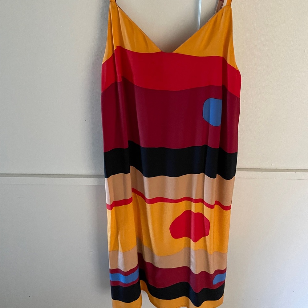NWT Dusen Dusen Silk Patterned Dress